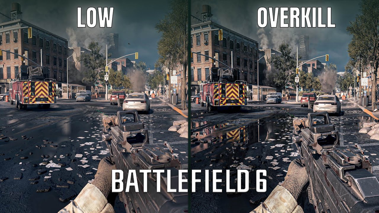 Battlefield 6 | LOW vs OVERKILL | PC Graphics Comparison