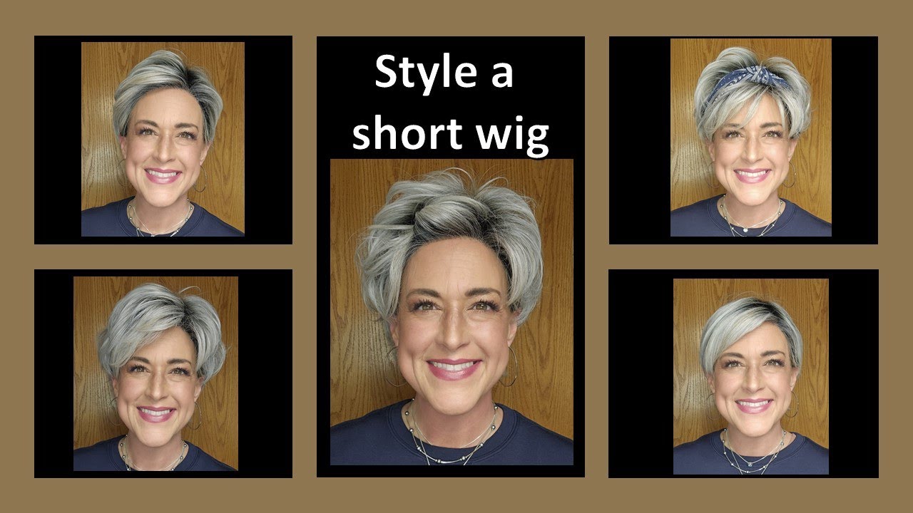 6 stunning ways to style a short synthetic wig using Ellen Wille Relax : TRANSFORM your wigs!