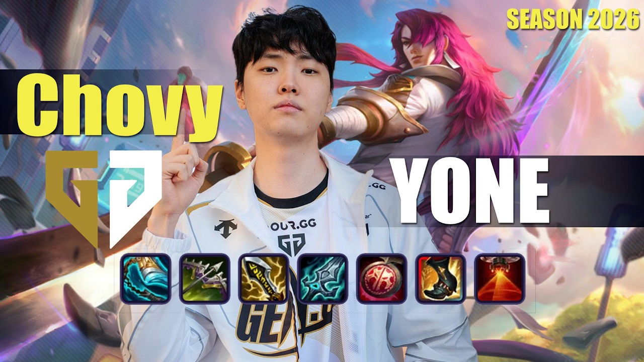 GEN Chovy YONE vs SYNDRA Mid - Patch 26.13 KR Ranked | lolrec