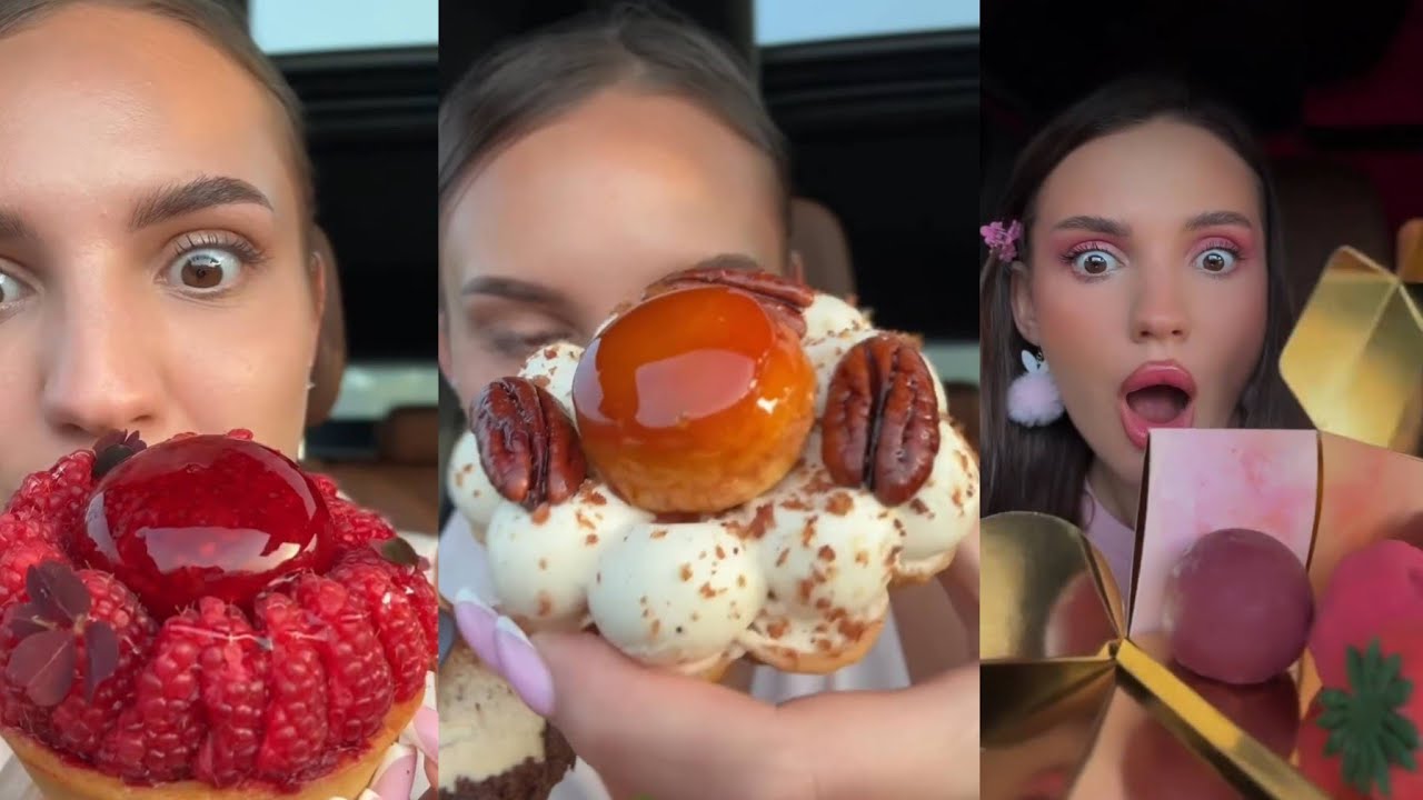 Trying the most beautiful desserts from Dubai