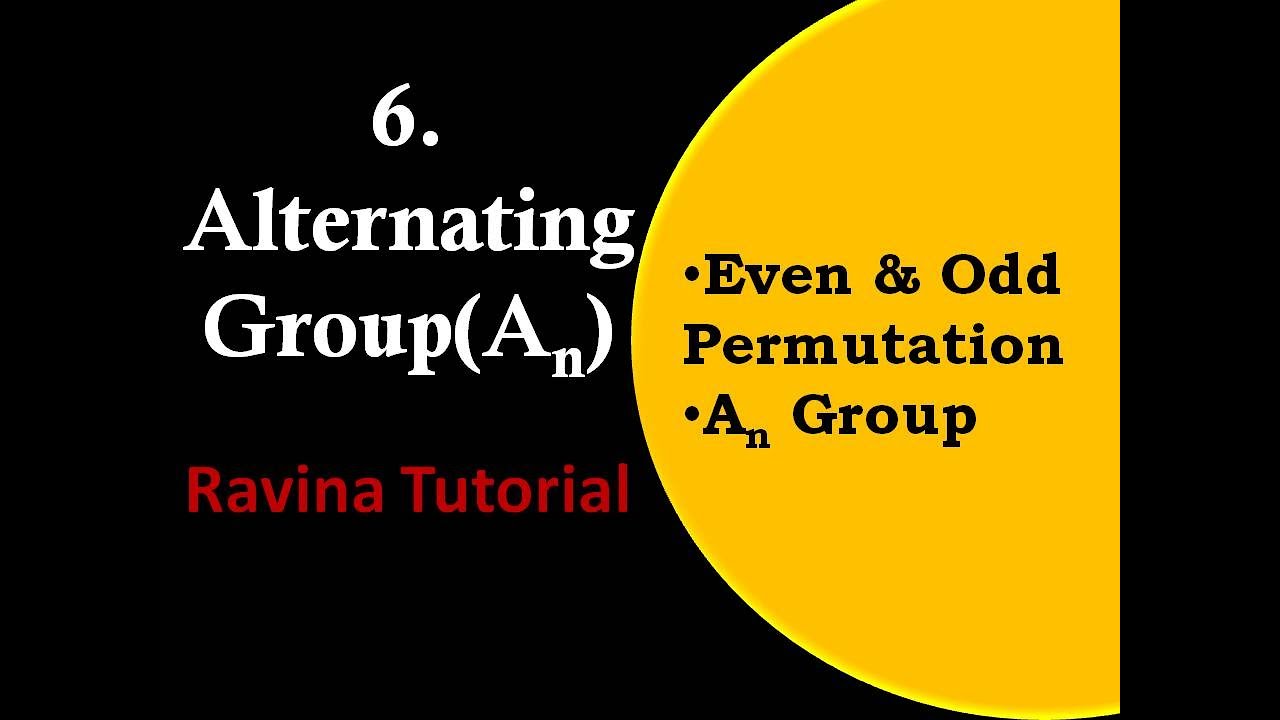 Alternating group | Symmetric group | permutation group | group theory in hindi | BSc/MSc