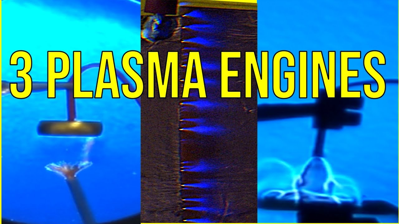 I Built Tiny Plasma Engines and Filmed Their Thrust