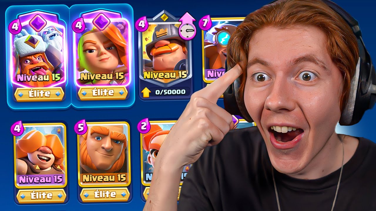 J'ai mis TOUS LES ROUX de Clash Royale dans UN SEUL DECK (c'est marrant parce que je suis roux)
