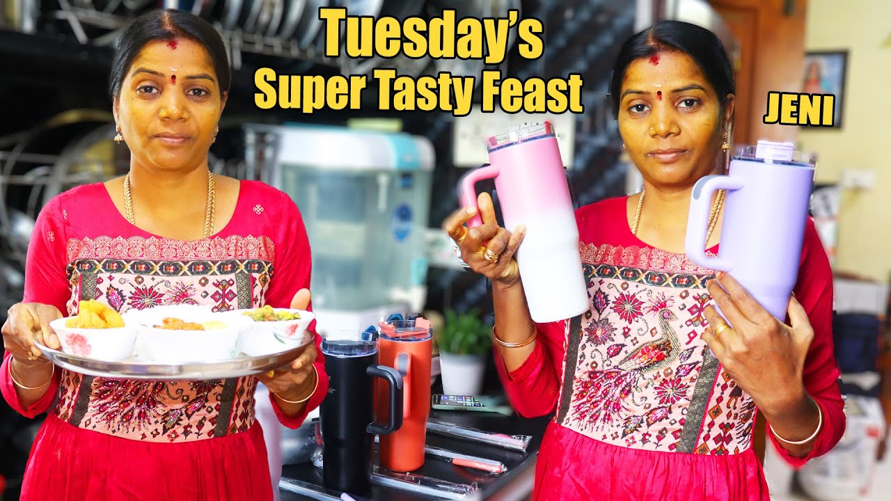 செவ்வாய் செம்ம சாப்பாடு 😋🔥Tuesday’s Super Tasty Feast 😋🔥JENI