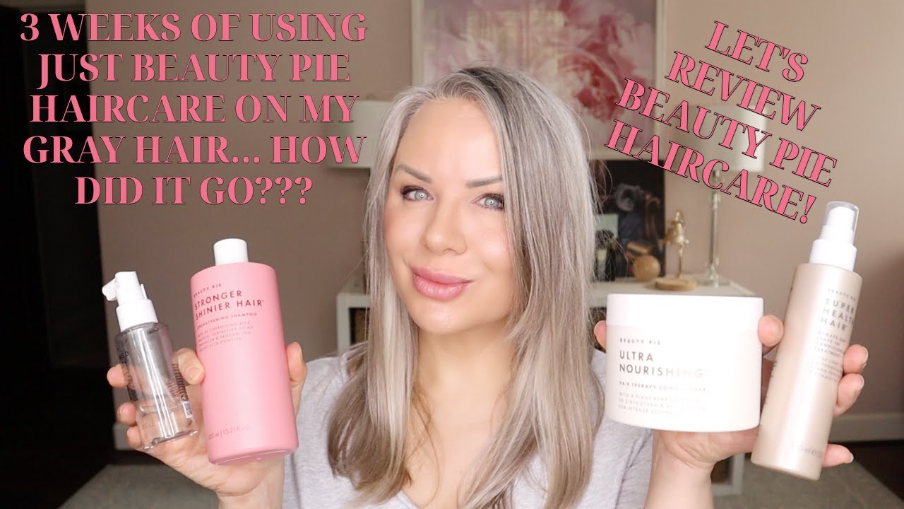 Testing Beauty Pie Haircare On My Naturally Gray Hair - How did it go???