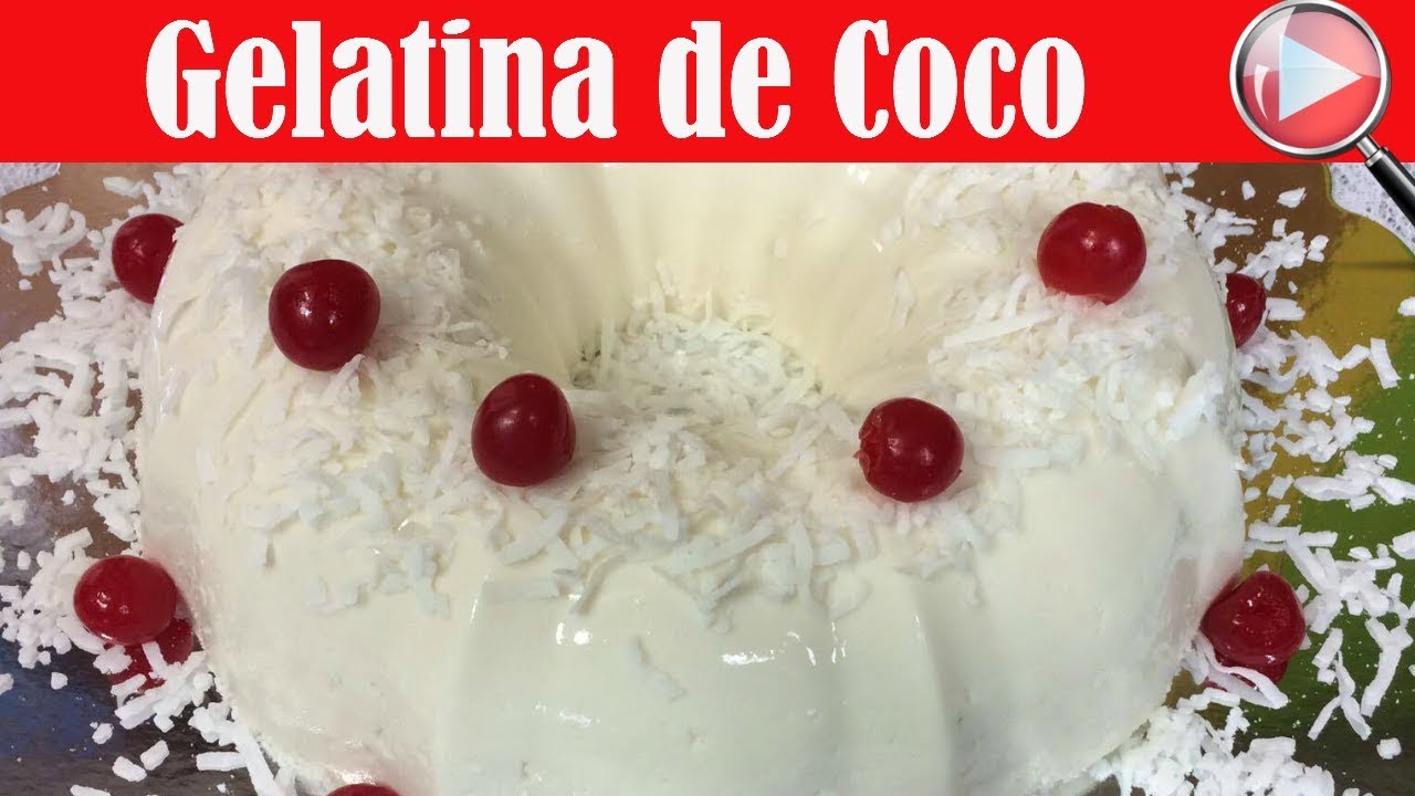 GELATINA de COCO 🥥 FÁCIL, CREMOSA y PERFECTA para FIESTAS o VENDER