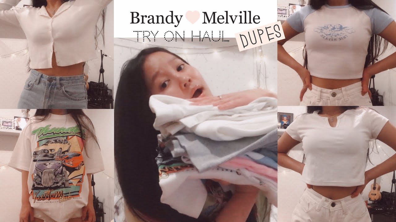 i bought brandy melville dupes! (try on haul)