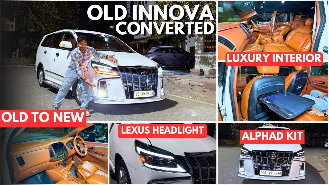 OLD INNOVA CONVERT TO INNOVA ALPHAD🔥 OFFICIAL CAR MODIFICATION🔥 OLD TO NEW CAR MODIFICATION