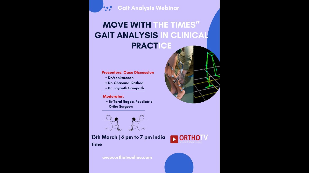Gait Analysis Webinar Move with the times