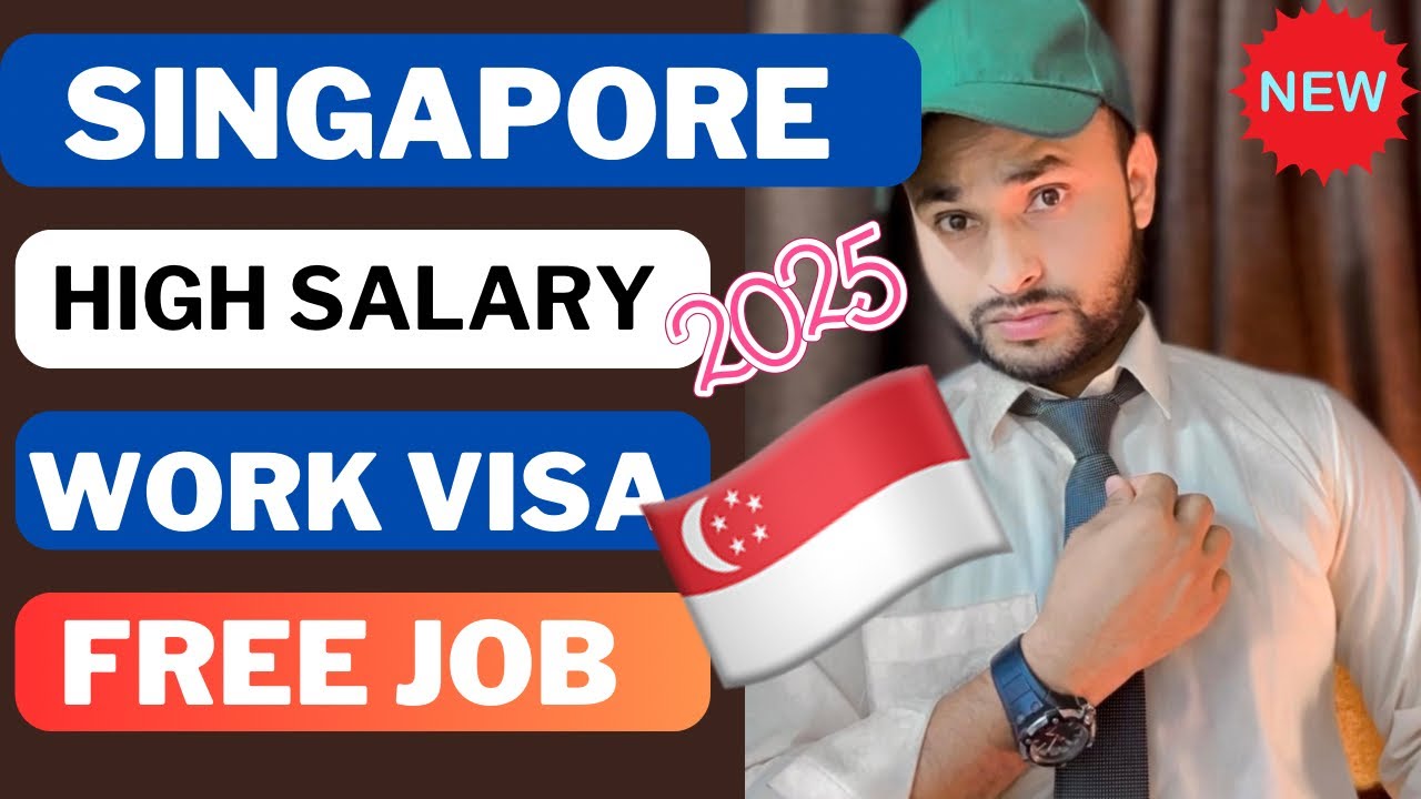 Get a job in Singapore 2025 | work visa| salary | jobs in singapore for foreigners| 