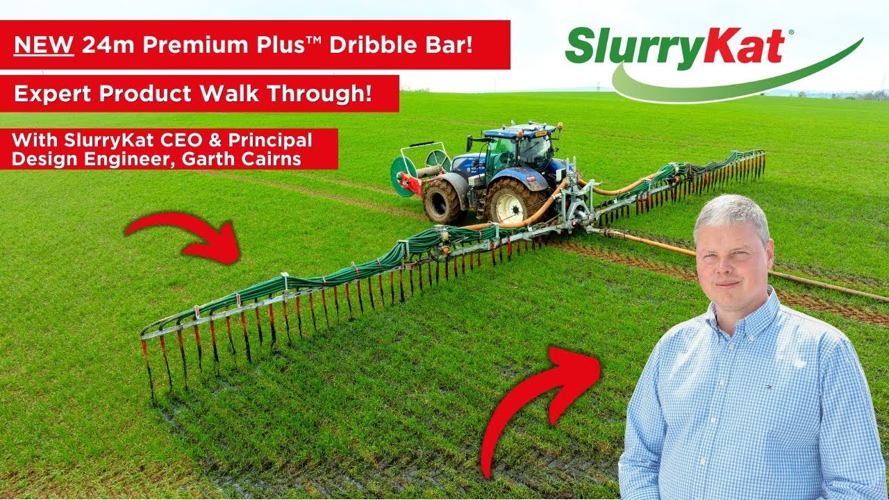 NEW SlurryKat 24m Dribble Bar Spreading on Winter Wheat | Expert Walkthrough with CEO Garth Cairns!