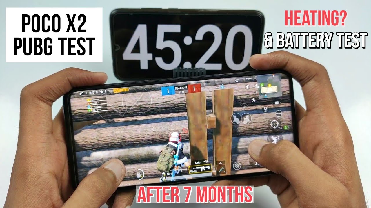 Poco X2 Pubg Test, Heating and Battery Test After 7 Months | 1 Hour Extreme Gameplay