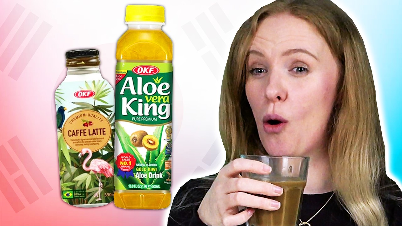 Irish People Try Korean OKF Drinks