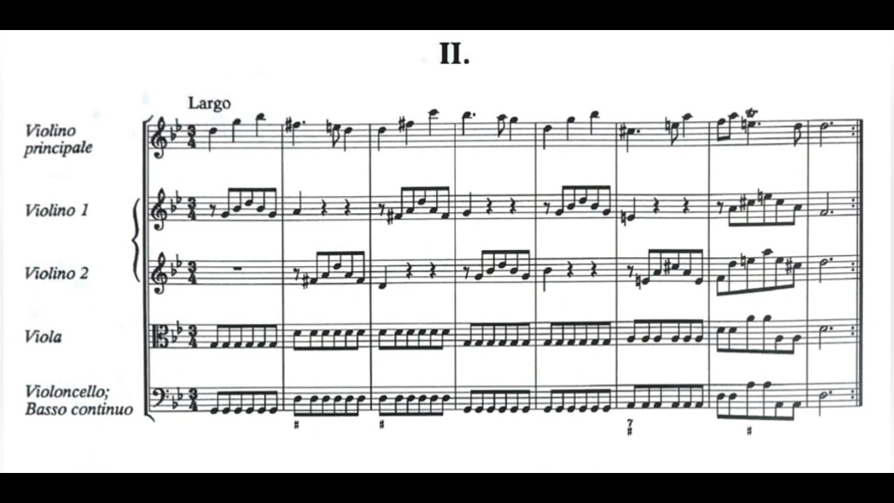 A. L. Vivaldi Concerto in D Minor RV 242 
