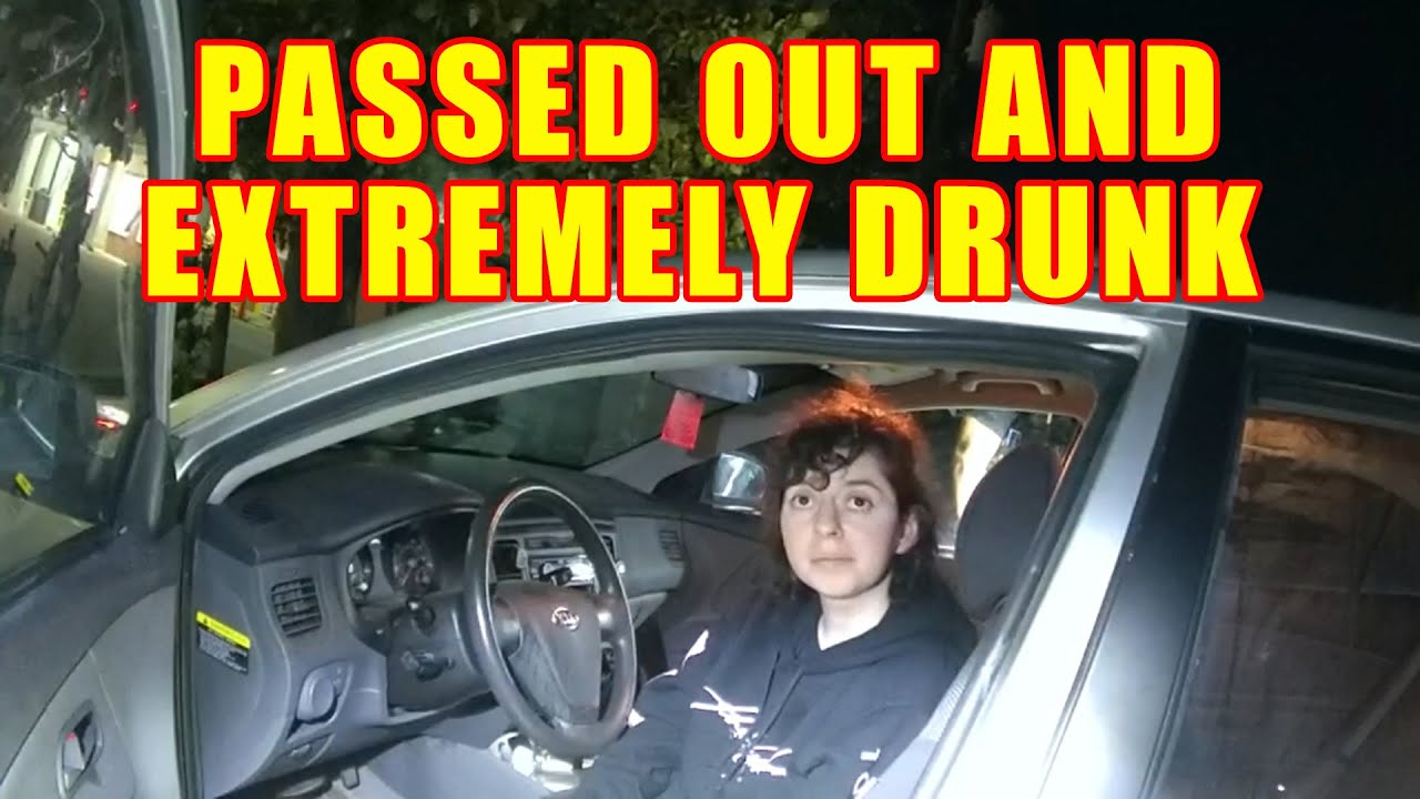 Extremely Intoxicated Woman Found Passed Out Drunk Behind the Wheel