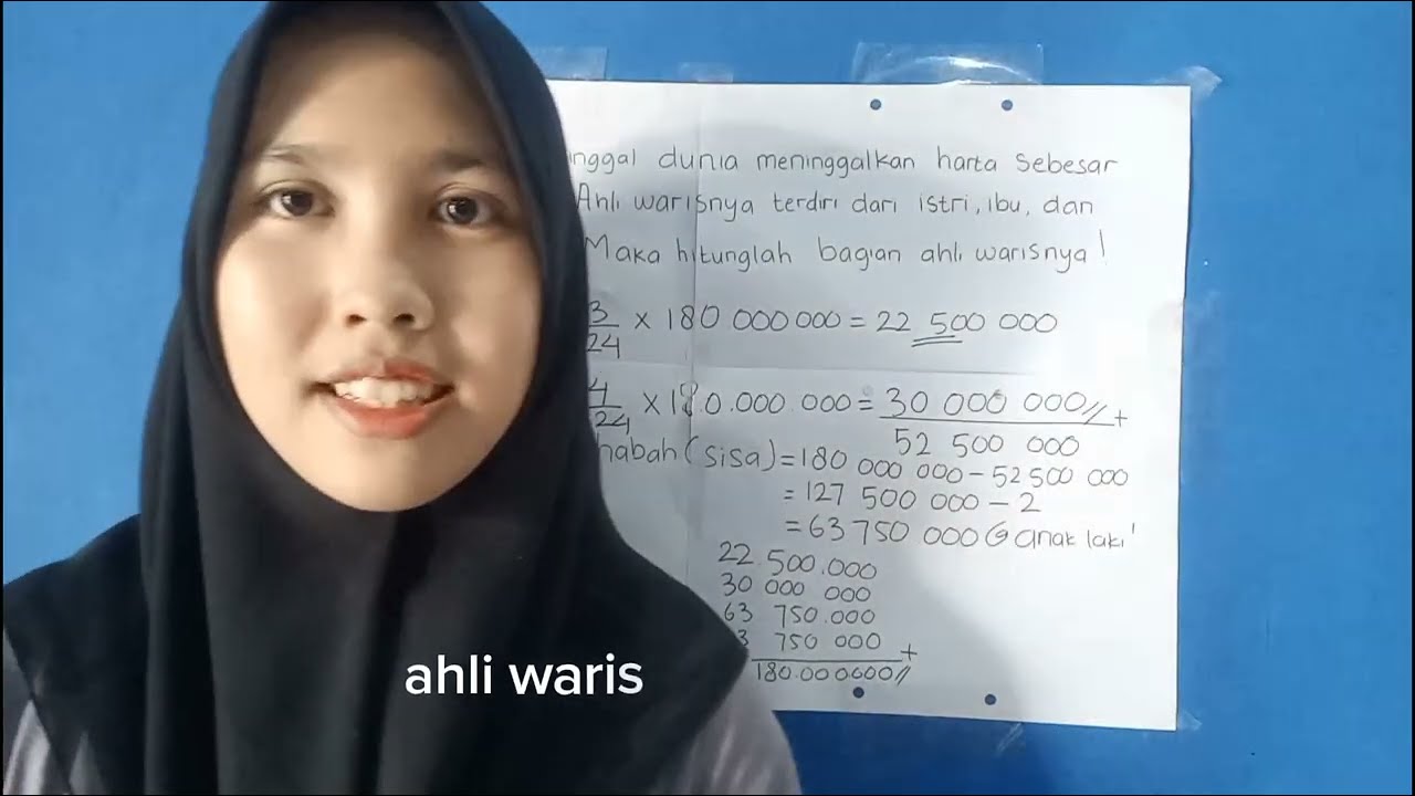 Menghitung Pembagian Ahli Waris || Mapel PAI