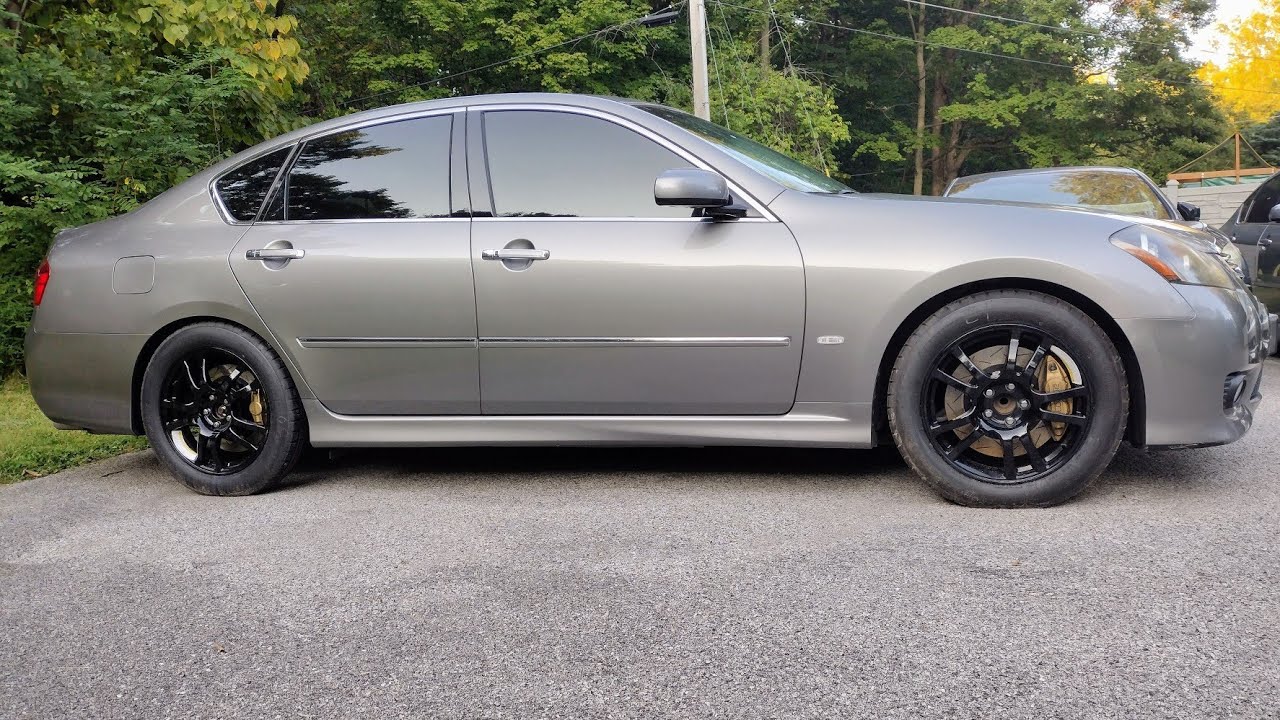 Infiniti Q70 Sport Spare Wheels on an M45 M35