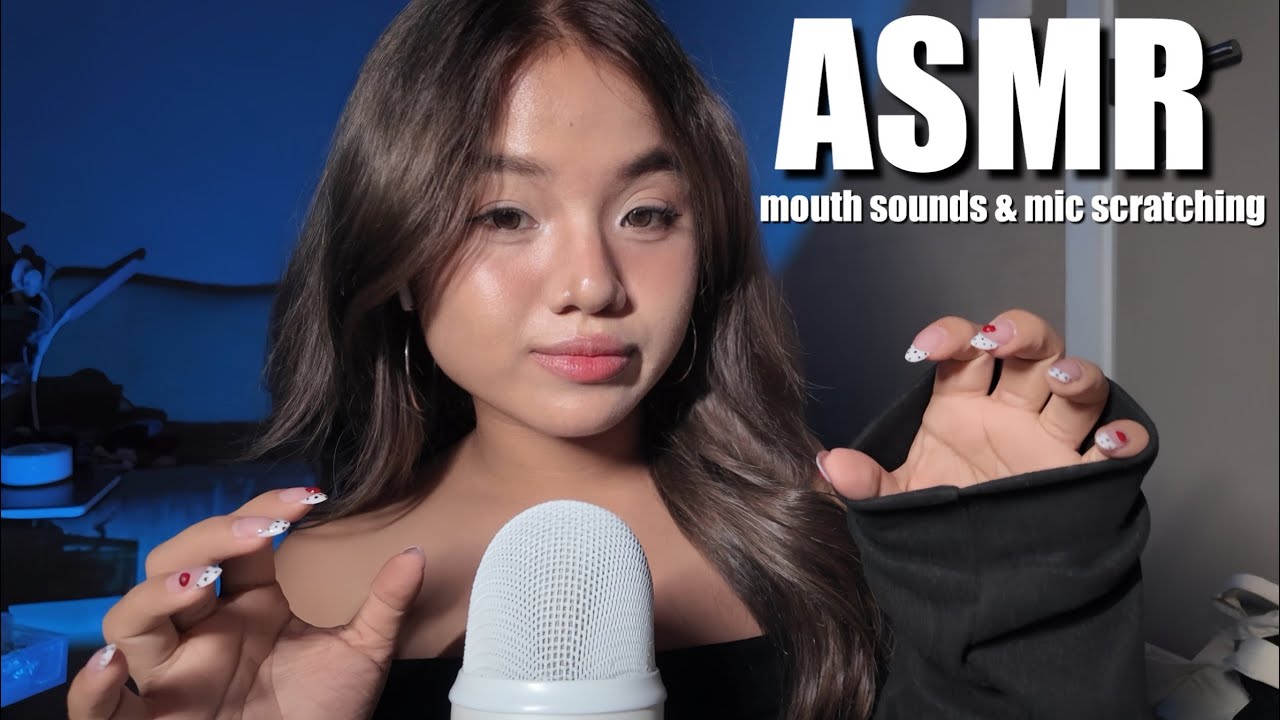 ASMR Mic Scratching & Mouth Sounds