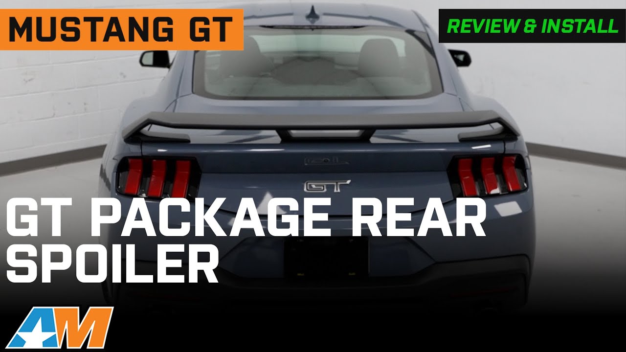 2024-2026 Mustang GT Package Rear Spoiler Review & Install