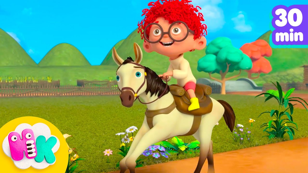 Le cheval au galop 🏇 Chansons pour Enfants | HeyKids en Français