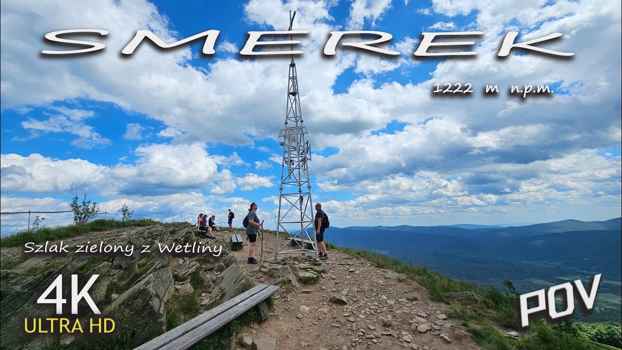 Smerek 1222 m n. p. m. Szlak zielony z Wetliny POV (4K)