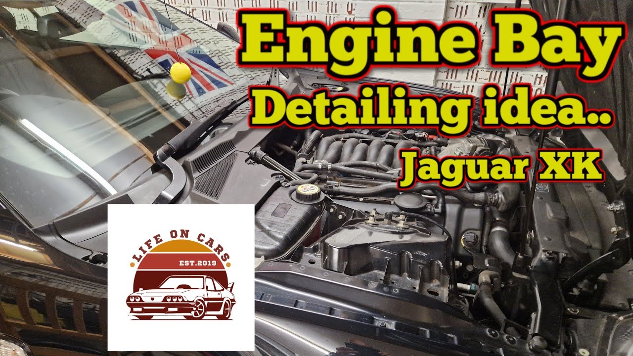 Улучшение внешнего вида двигателя! | Jaguar XK | X150 | 4.2 | Придание индивидуальности | Детейлинг