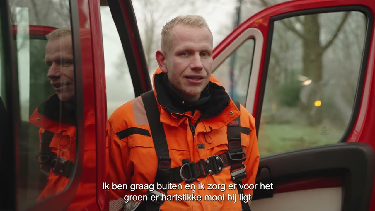 Maak kennis met onze VooruitBeweger Dion, medewerker groenvoorziening