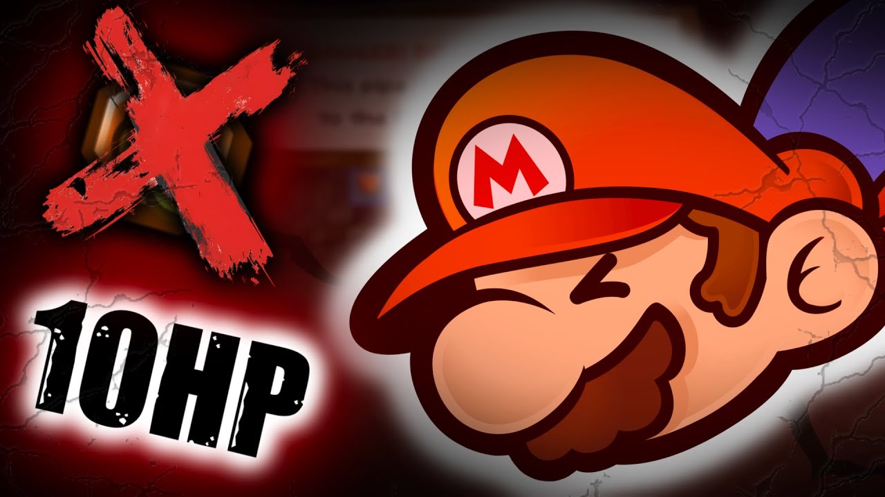 Practicing a Dangerous 10 HP Paper Mario: TTYD Run...