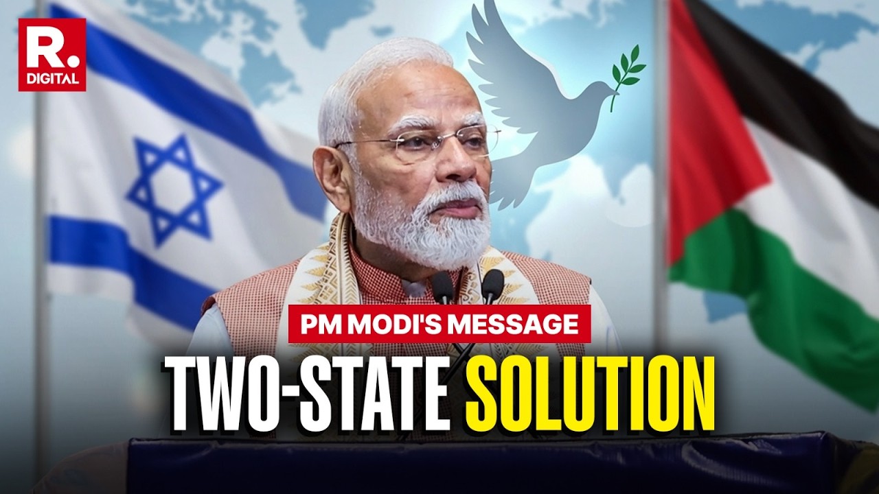 PM Modi&rsquo;s Blunt Message On Palestine Issue: Reaffirms India&rsquo;s Two-State Solution Policy