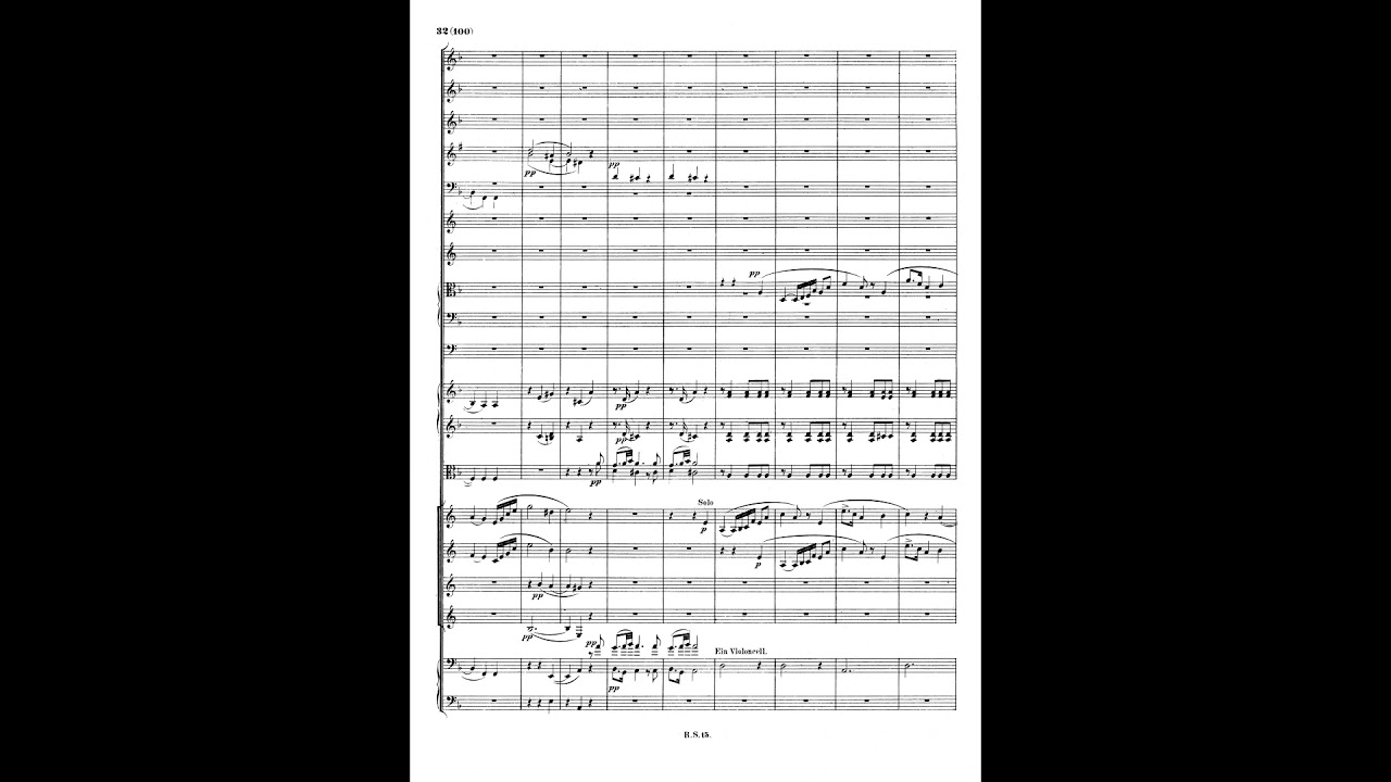 Robert Schumann - Konzertstück for Four Horns and Orchestra, Op. 86 (1849) [Score-Video]