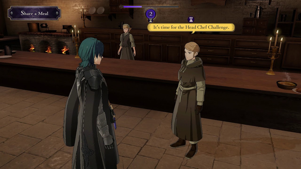 Fire Emblem Three Houses - Chapter 4: Head Chef Challenge: Share Meal With Hubert & Linhardt (2019)