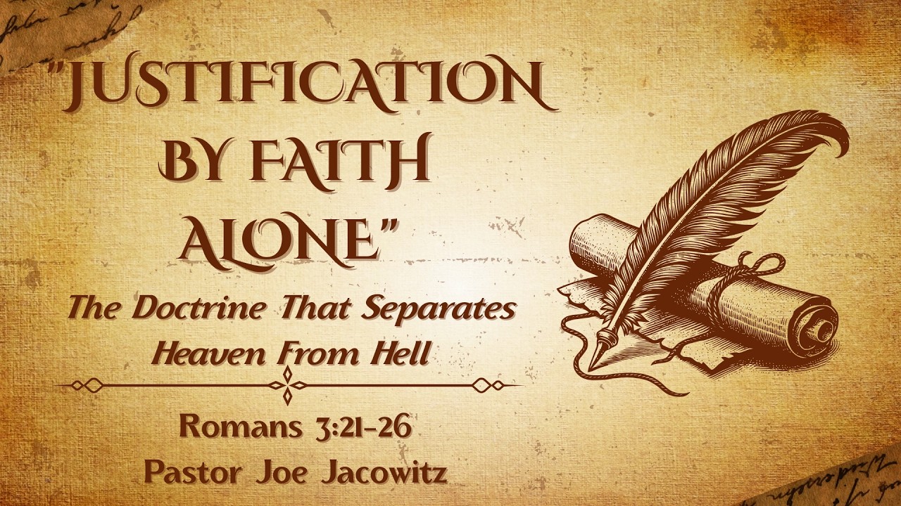 “Justification by Faith Alone” - The Doctrine That Separates Heaven from Hell
