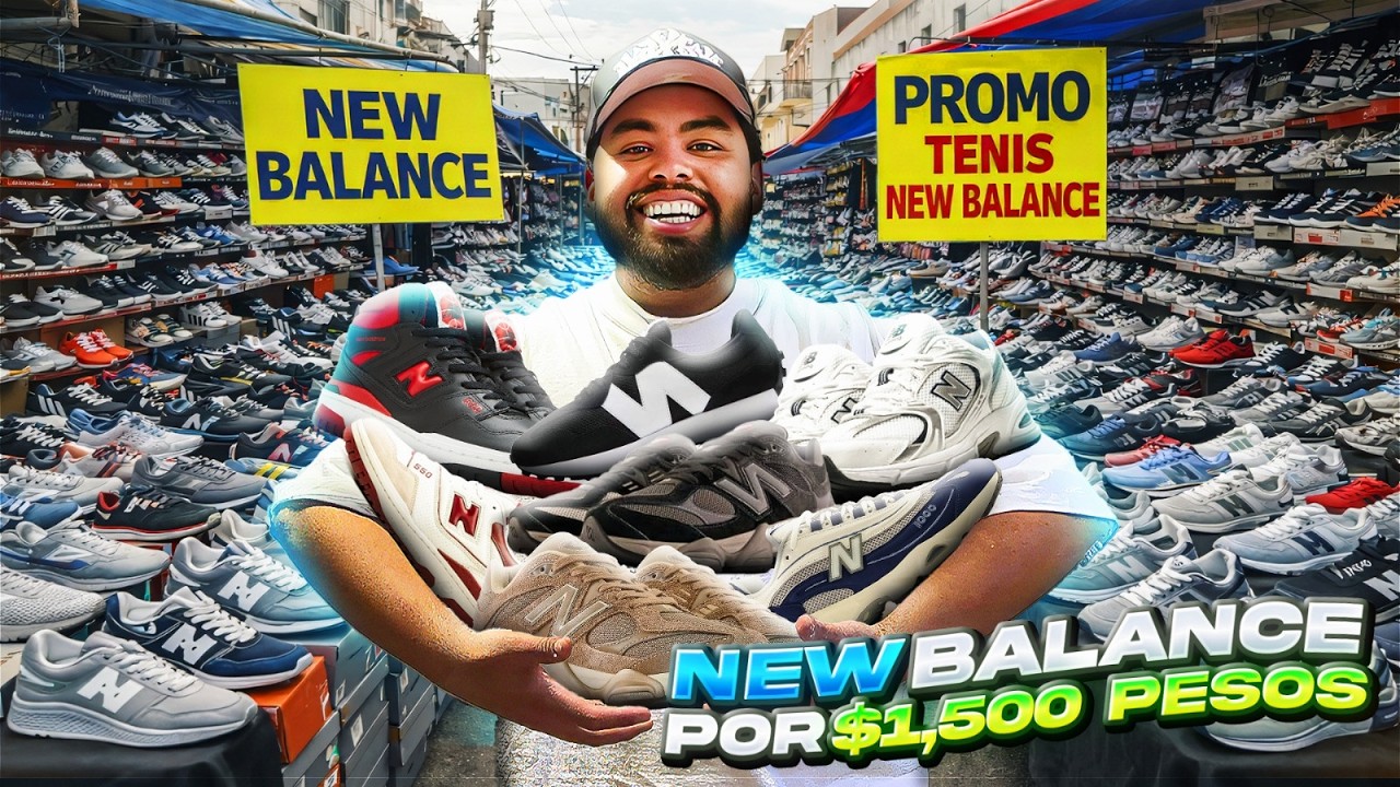 BUSCANDO NEW BALANCE ORIGINALES con solo $1,500 pesos en el TIANGUIS