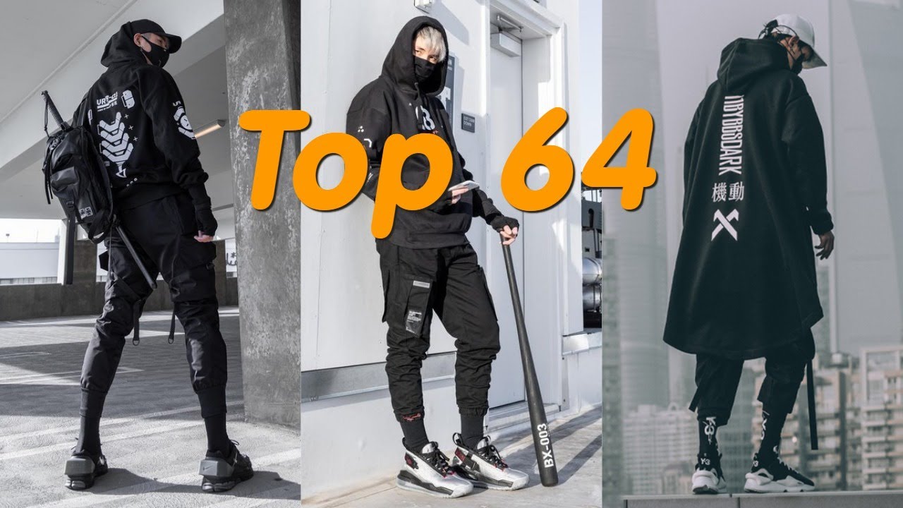 Top 64 best fashion style men's clothing Techwear Топ 64 лучшая модная мужская одежда стиль Теквир