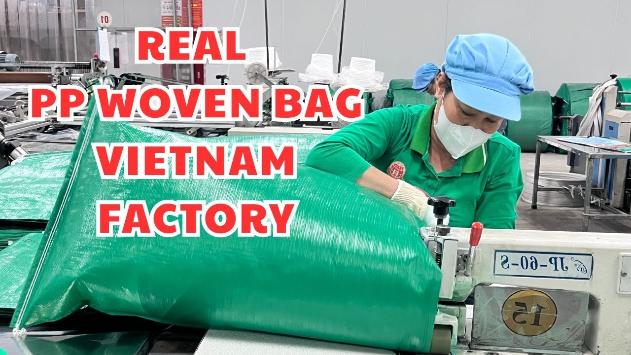 PP Woven Bag Manufacturer Vietnam Factory | Real Production at Huong Sen Packaging Company Limited