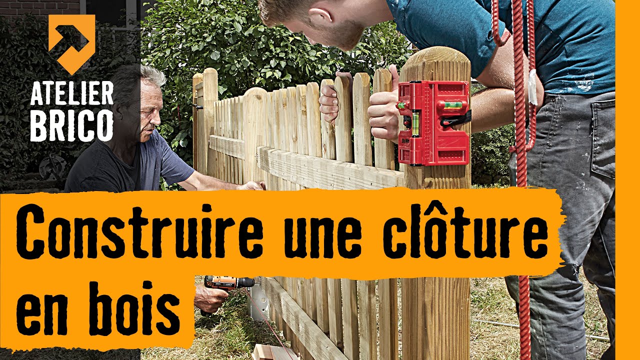 Construire une clôture en bois