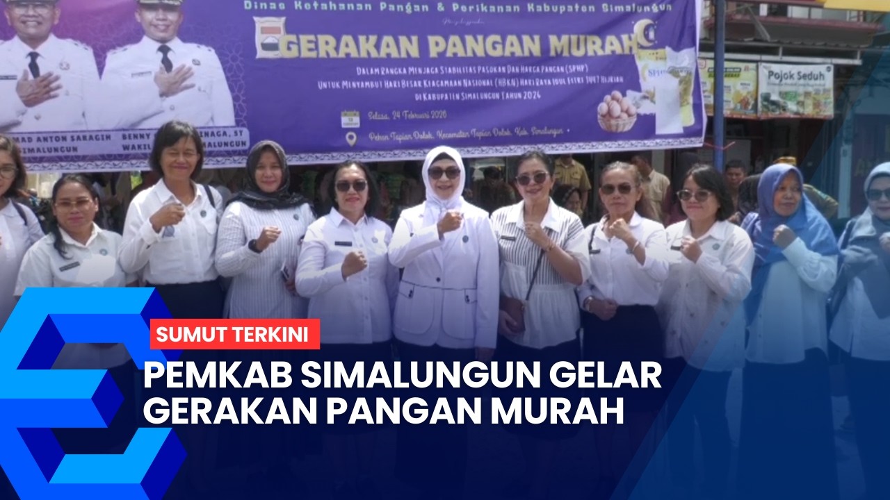 Kabupaten Simalungun Gelar Gerakan Pangan Murah, Bantu Warga Hadapi Lonjakan Harga