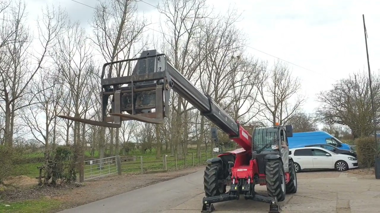 Manitou MT1135 Telehandler - Test Drive Working Review | diggersandtractors.com