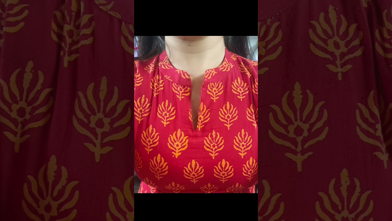 Round Flat Collar neck cutting and stitching | FULL VIDEO LINK ☝️#fashiontrends#stitching#sew