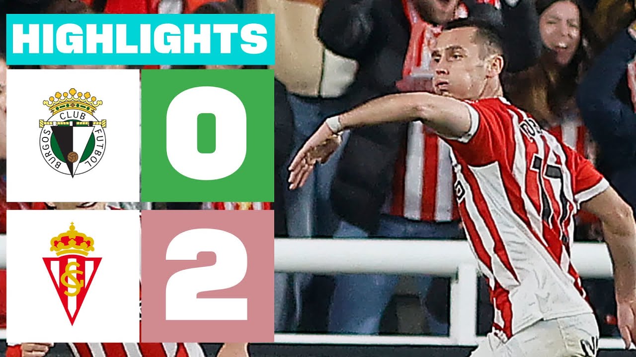 BURGOS CF 0 - 2 REAL SPORTING I RESUMEN LALIGA HYPERMOTION