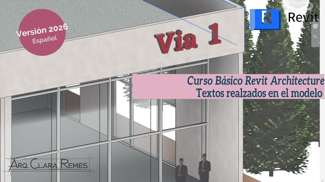 Herramienta de modelado de texto de REVIT