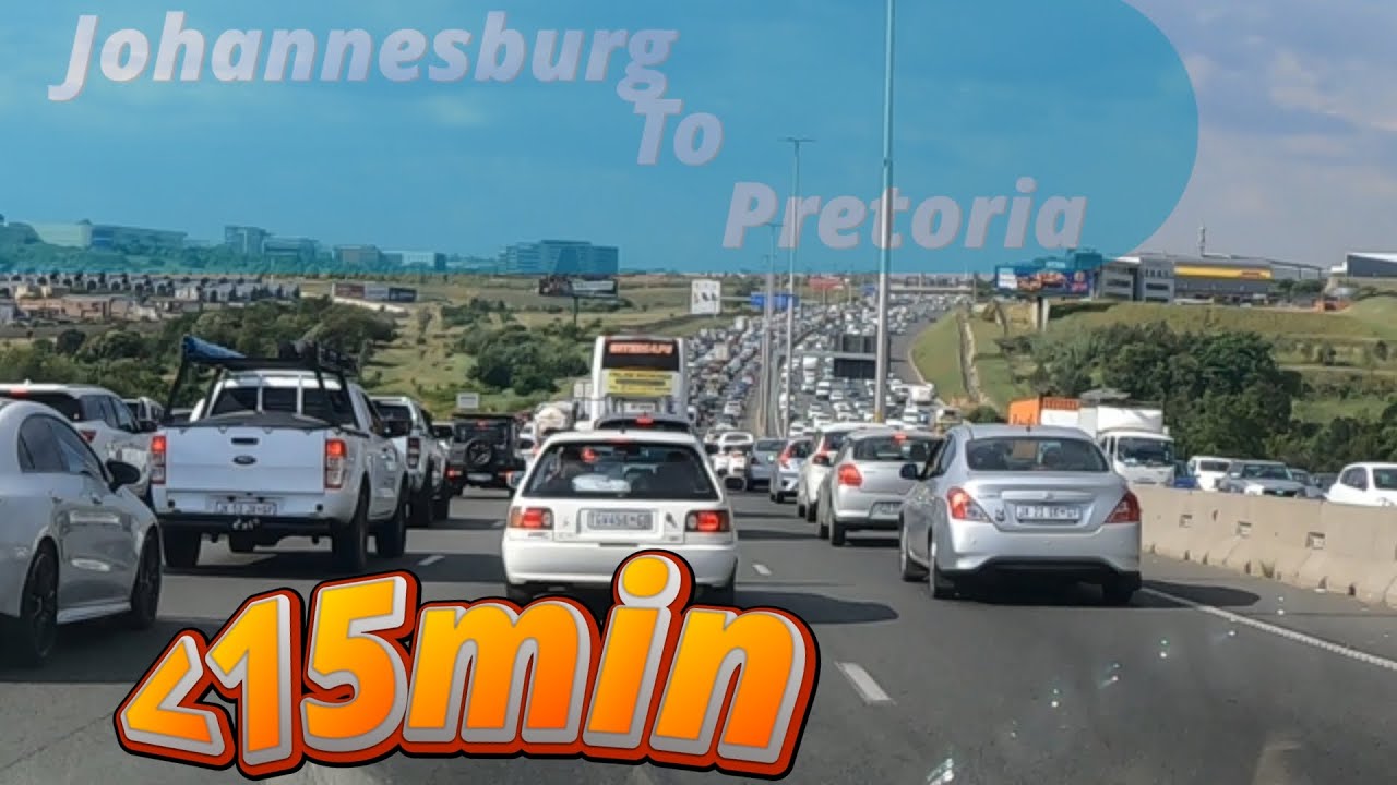 Ben Schoman Highway Freeway Johannesburg To Pretoria