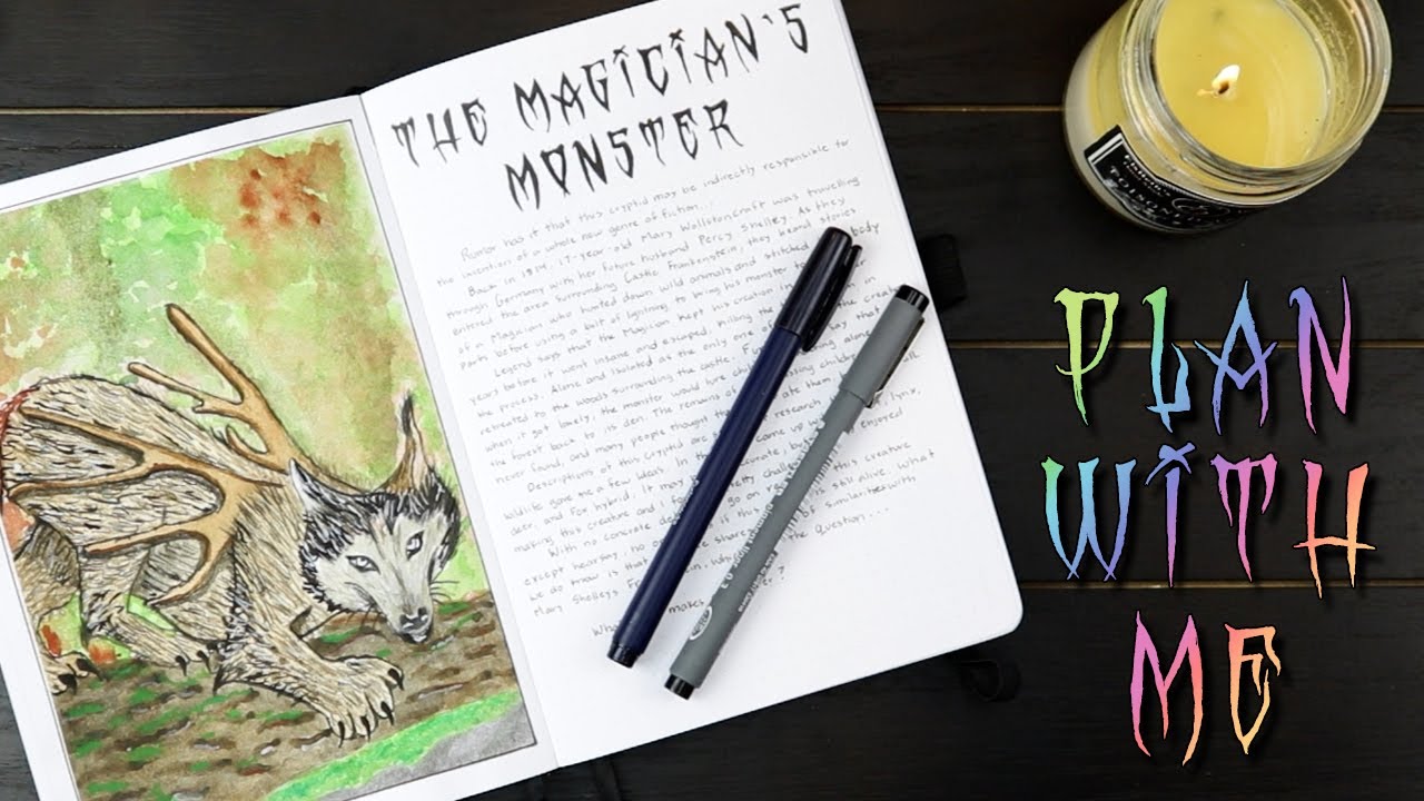 October Plan With Me | The Magician's Monster