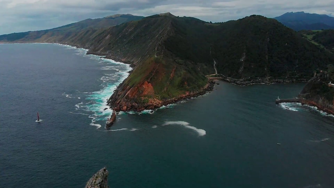 Faro de la Plata - Pasajes Guipuzcoa. País Vasco.  Mavic Air 4K