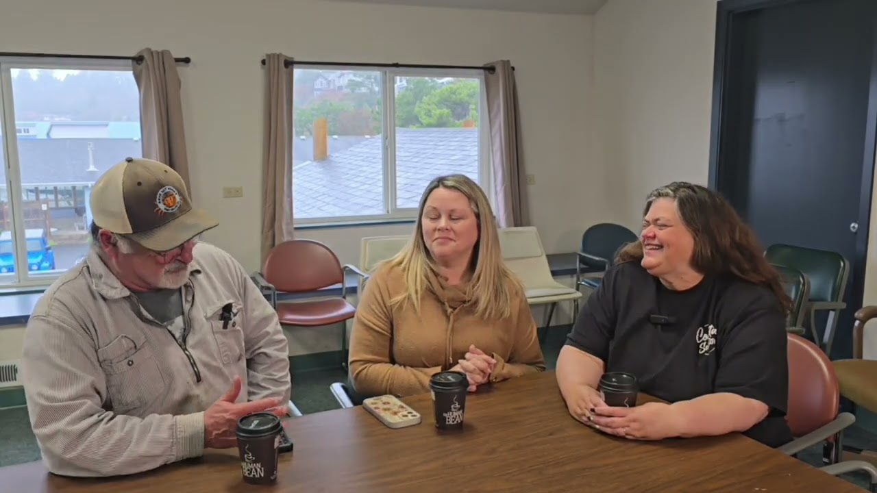 Coffee with Kiera talking with Gary Ripka and Cari Brandburg