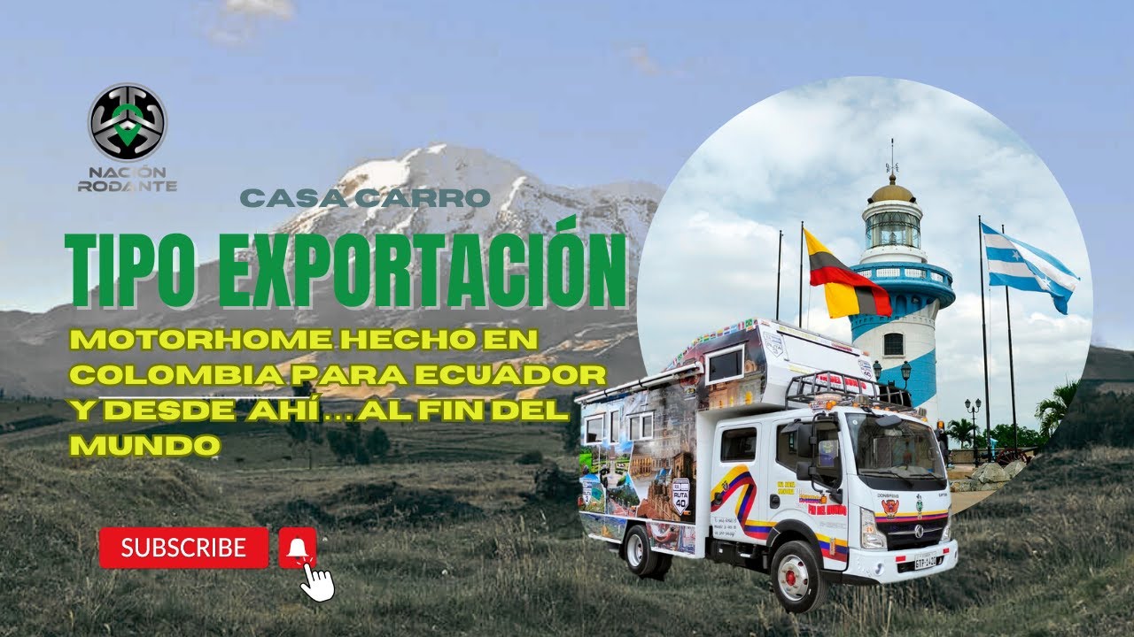 Motorhome DONGFENG Camión doble cabina fabricado en Colombia.
