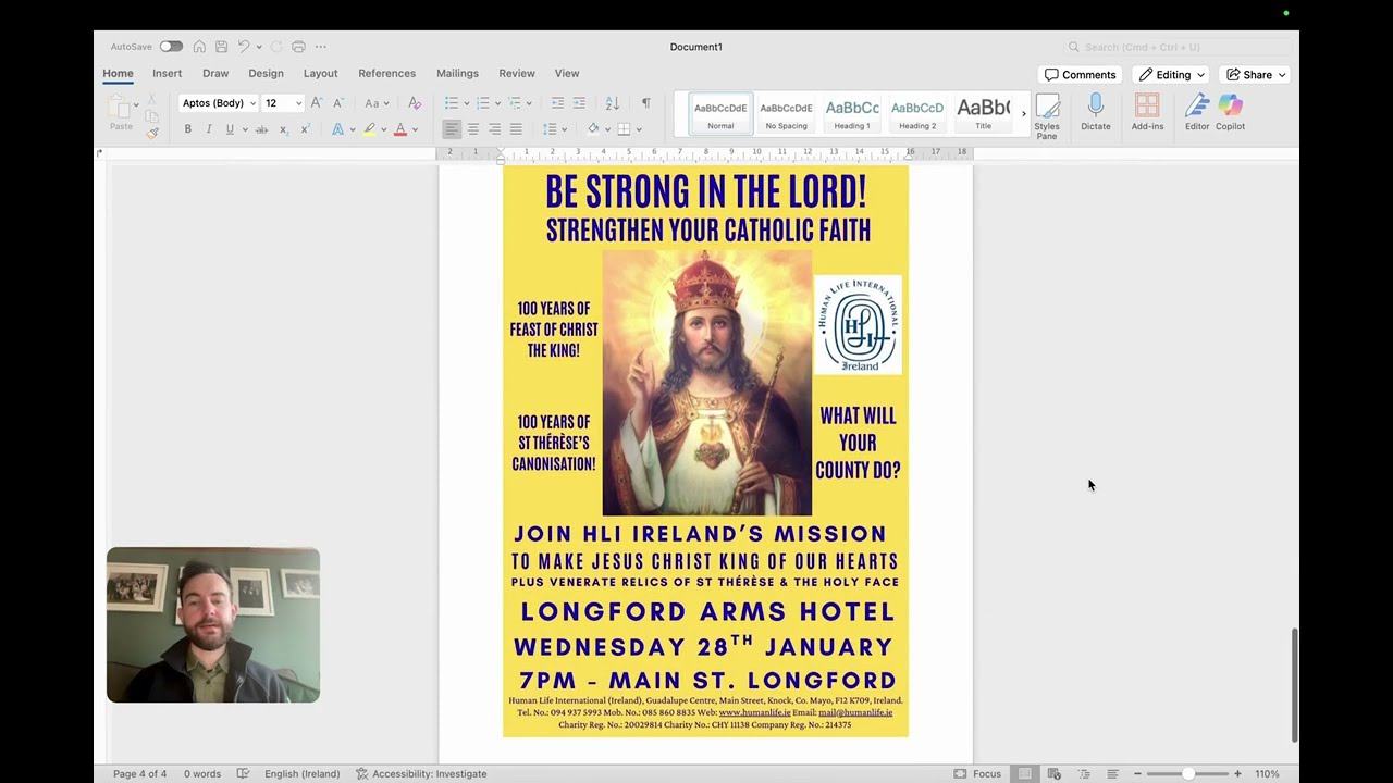 Upcoming Mission Nights - Omagh, Sligo, Roscommon, Longford!