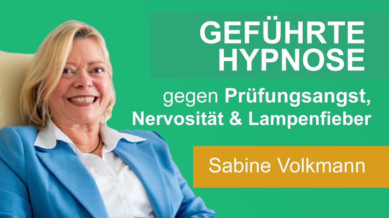 GEFÜHRTE HYPNOSE gegen Prüfungsangst, Nervosität und Lampenfieber (geführte Entspannungsmeditation)