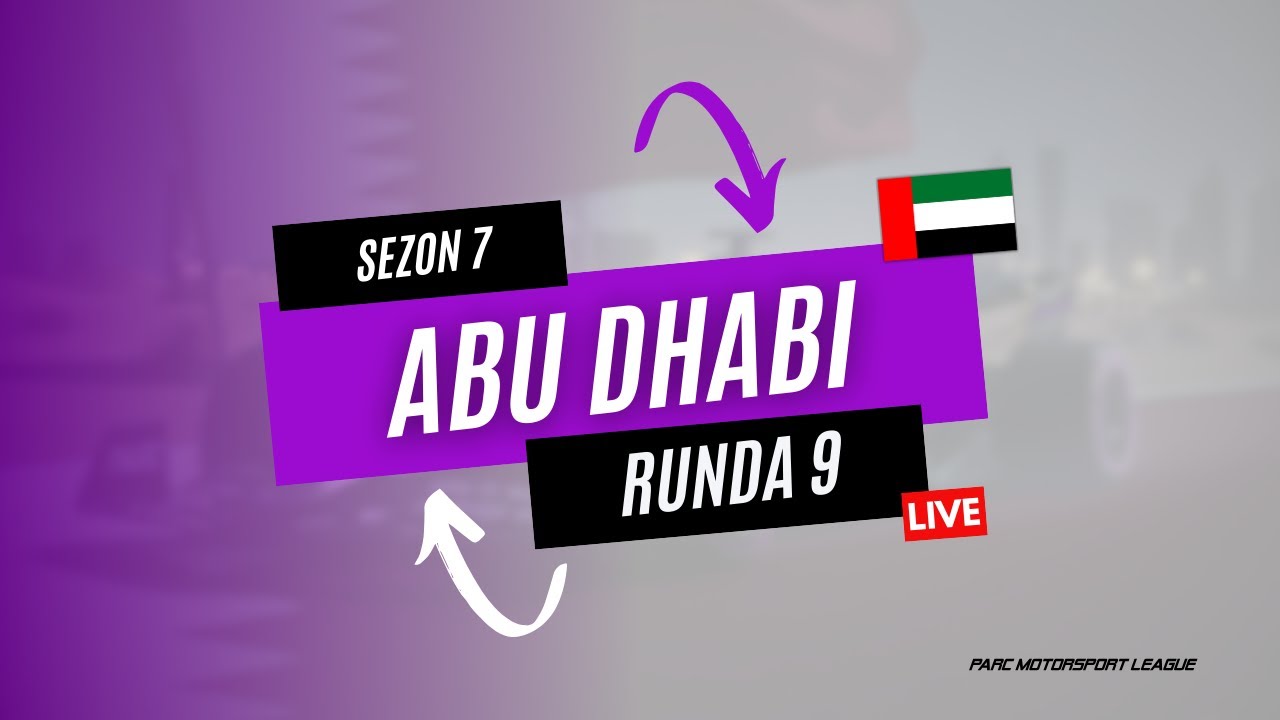 GP ABU DHABI  PML F1 | RUNDA 9 | SEZON 7