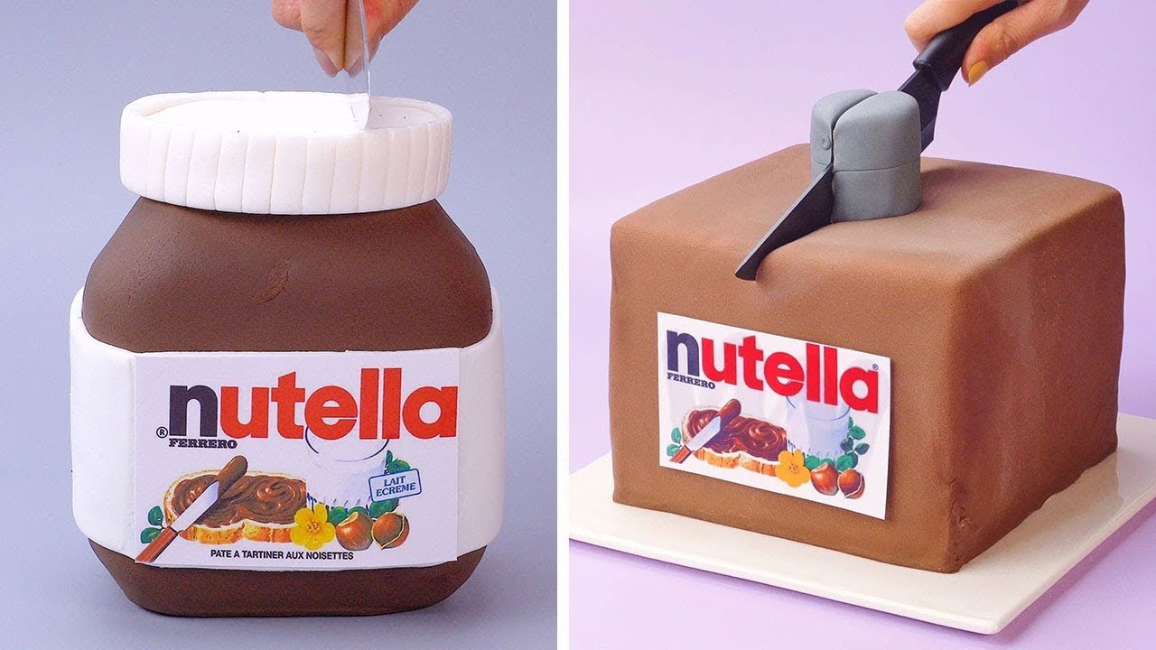 NUTELLA Chocolate Cakes Are Very Creative And Tasty | Most Satisfying Chocolate Cake Tutorials